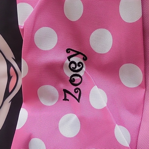 Minnie Mouse/"Zoey" embroidered backpack - Picture 6 of 8